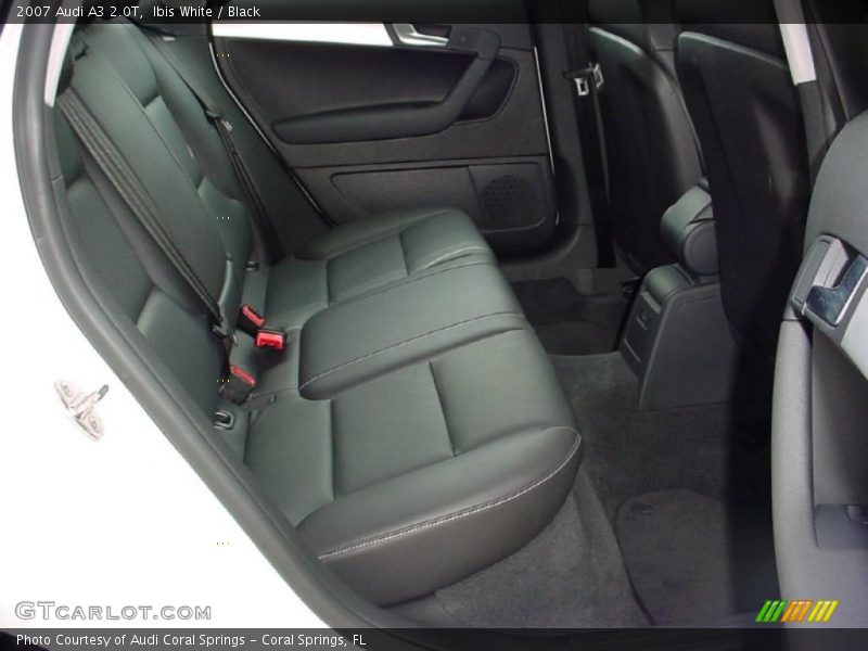 Ibis White / Black 2007 Audi A3 2.0T