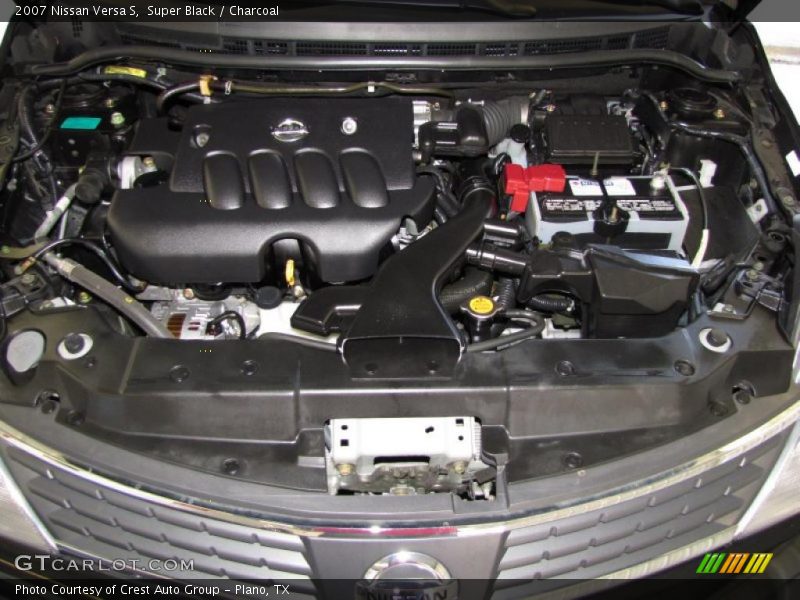 Super Black / Charcoal 2007 Nissan Versa S