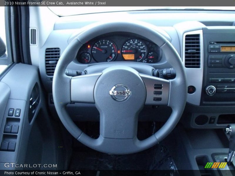 Avalanche White / Steel 2010 Nissan Frontier SE Crew Cab