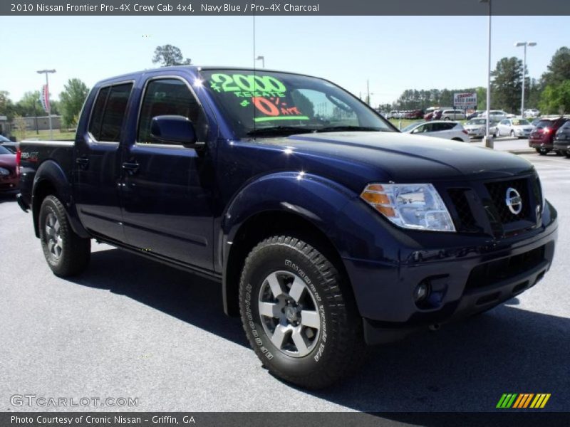 Navy Blue / Pro-4X Charcoal 2010 Nissan Frontier Pro-4X Crew Cab 4x4