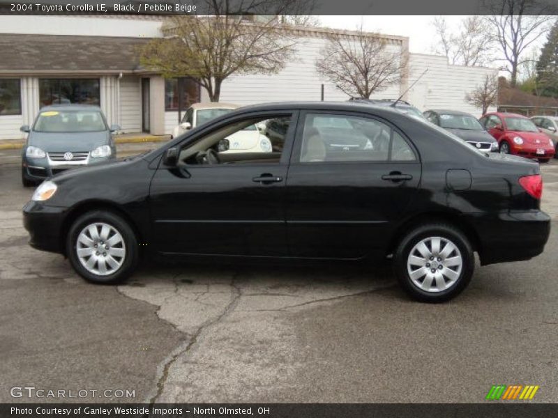 Black / Pebble Beige 2004 Toyota Corolla LE