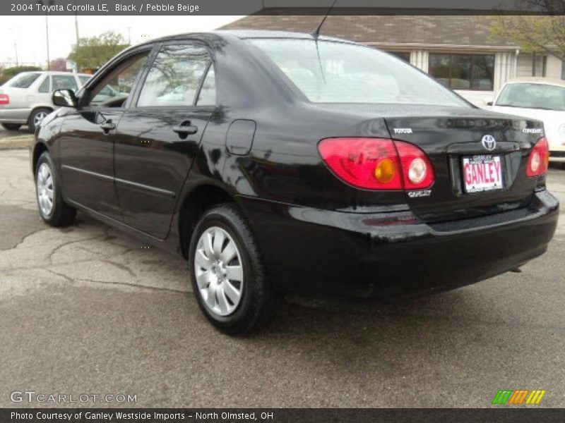 Black / Pebble Beige 2004 Toyota Corolla LE