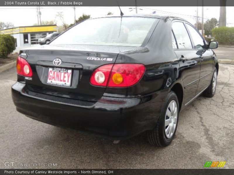 Black / Pebble Beige 2004 Toyota Corolla LE