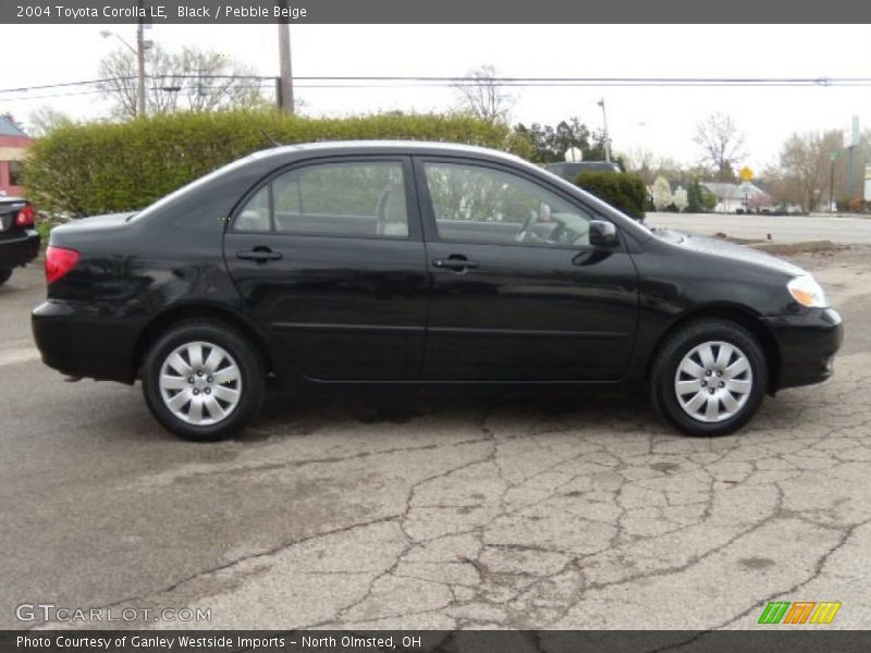 Black / Pebble Beige 2004 Toyota Corolla LE