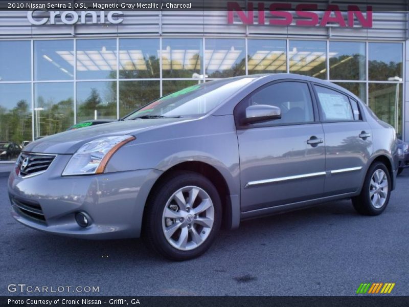 Magnetic Gray Metallic / Charcoal 2010 Nissan Sentra 2.0 SL