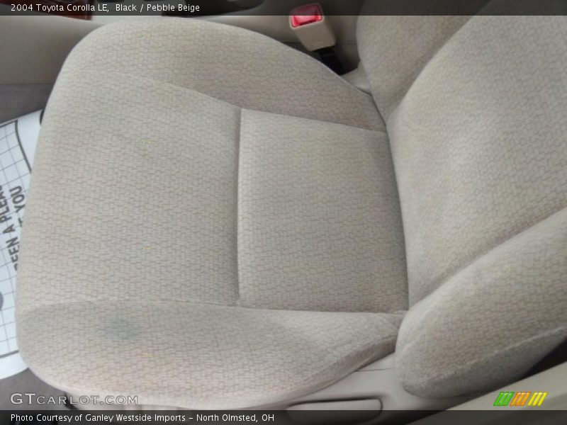 Black / Pebble Beige 2004 Toyota Corolla LE