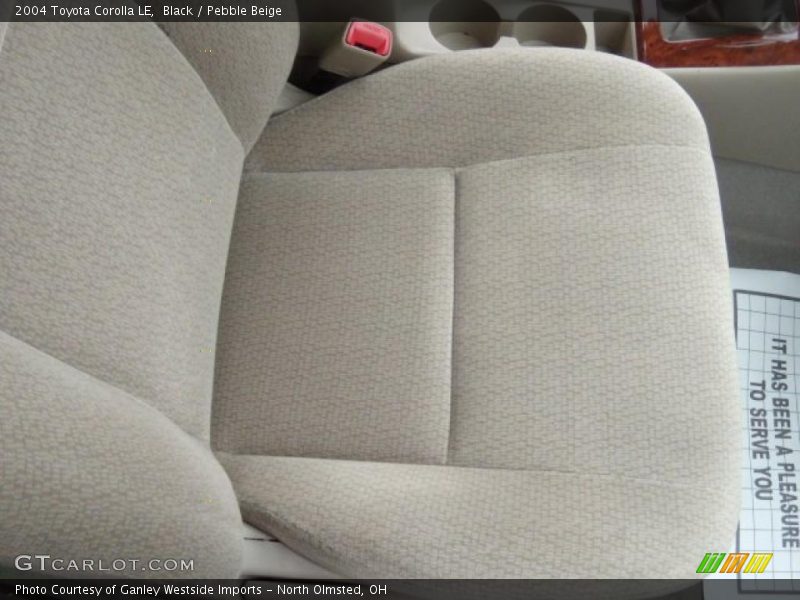 Black / Pebble Beige 2004 Toyota Corolla LE