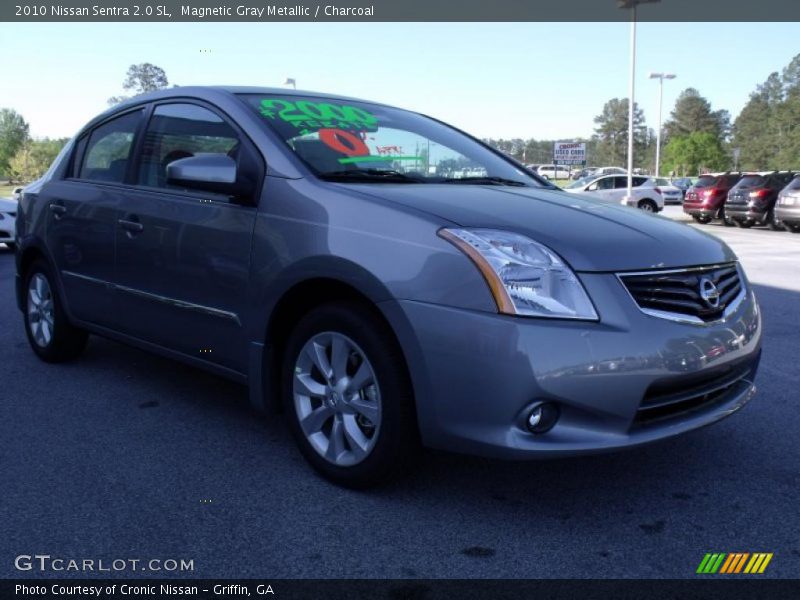 Magnetic Gray Metallic / Charcoal 2010 Nissan Sentra 2.0 SL