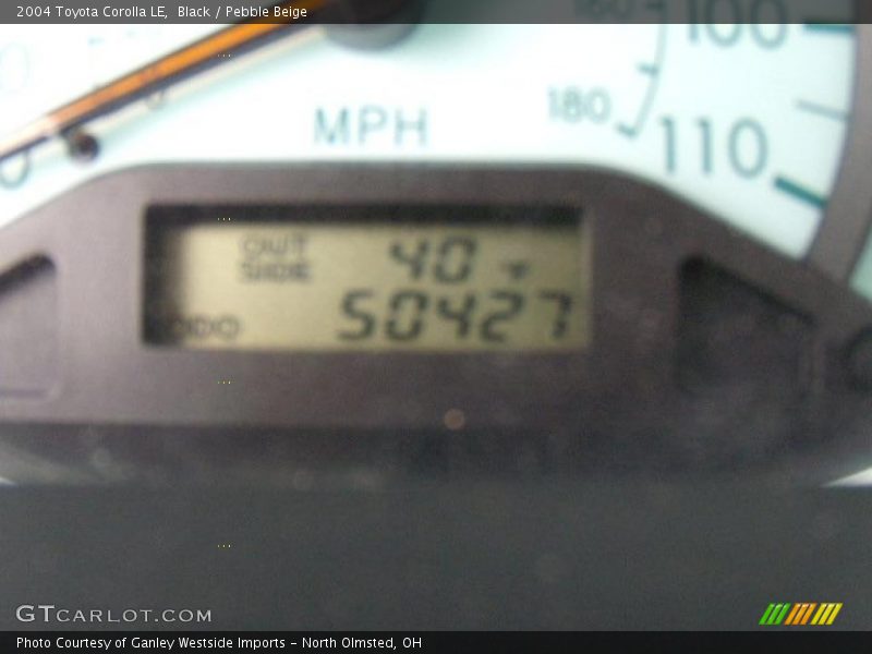Black / Pebble Beige 2004 Toyota Corolla LE