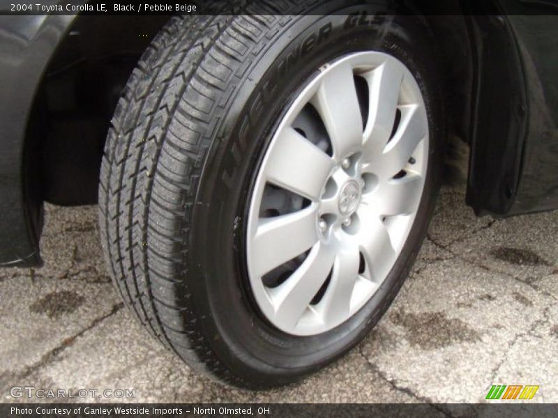 Black / Pebble Beige 2004 Toyota Corolla LE