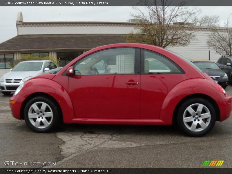 Salsa Red / Cream 2007 Volkswagen New Beetle 2.5 Coupe