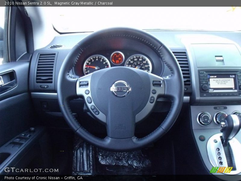 Magnetic Gray Metallic / Charcoal 2010 Nissan Sentra 2.0 SL