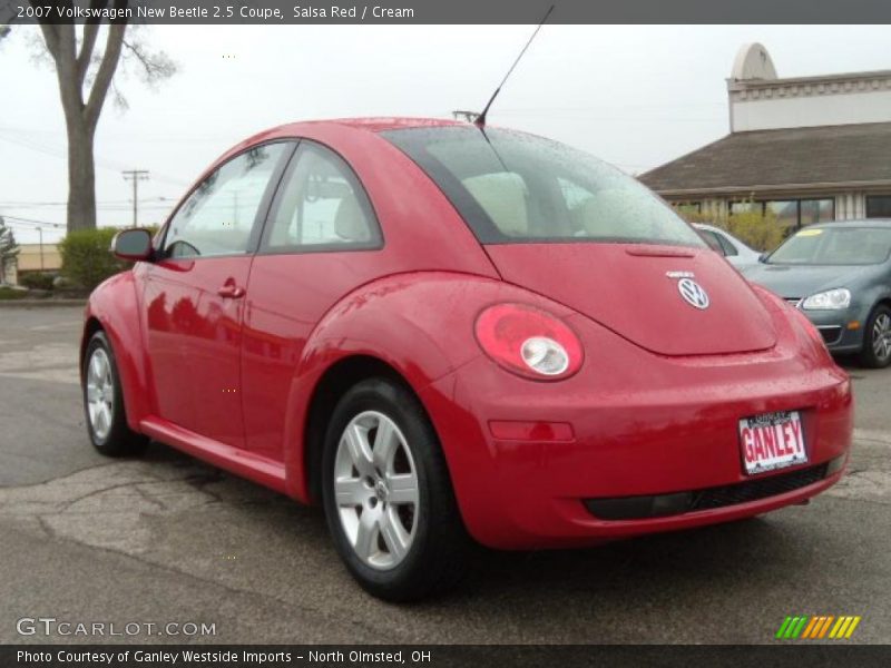Salsa Red / Cream 2007 Volkswagen New Beetle 2.5 Coupe