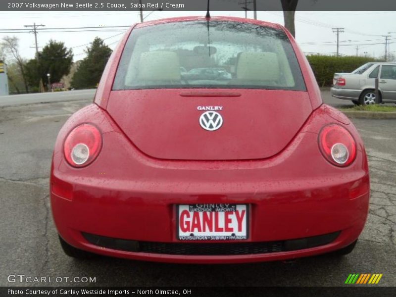 Salsa Red / Cream 2007 Volkswagen New Beetle 2.5 Coupe