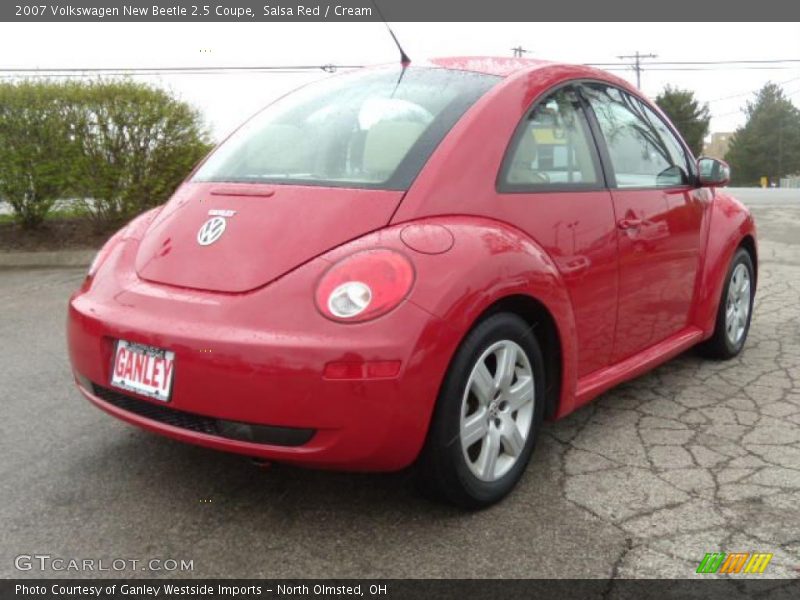 Salsa Red / Cream 2007 Volkswagen New Beetle 2.5 Coupe