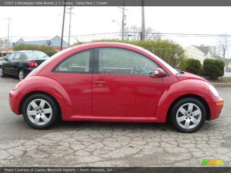 Salsa Red / Cream 2007 Volkswagen New Beetle 2.5 Coupe