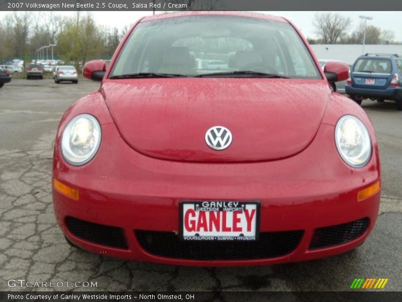 Salsa Red / Cream 2007 Volkswagen New Beetle 2.5 Coupe