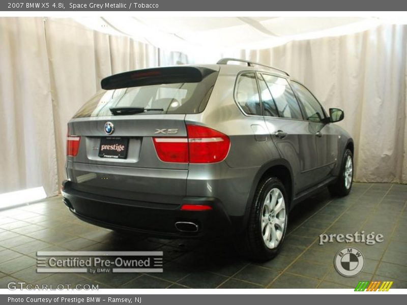 Space Grey Metallic / Tobacco 2007 BMW X5 4.8i