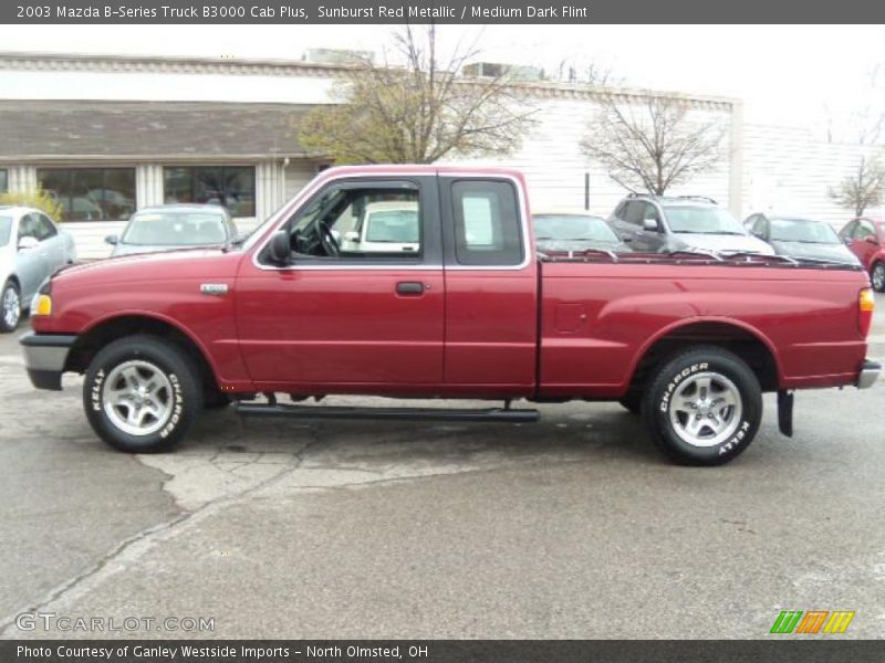 Sunburst Red Metallic / Medium Dark Flint 2003 Mazda B-Series Truck B3000 Cab Plus