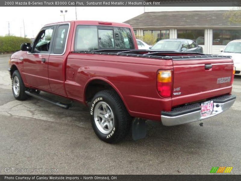 Sunburst Red Metallic / Medium Dark Flint 2003 Mazda B-Series Truck B3000 Cab Plus