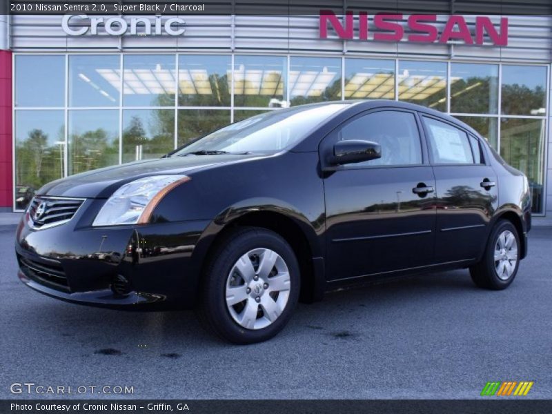 Super Black / Charcoal 2010 Nissan Sentra 2.0
