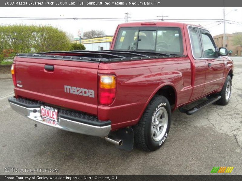 Sunburst Red Metallic / Medium Dark Flint 2003 Mazda B-Series Truck B3000 Cab Plus