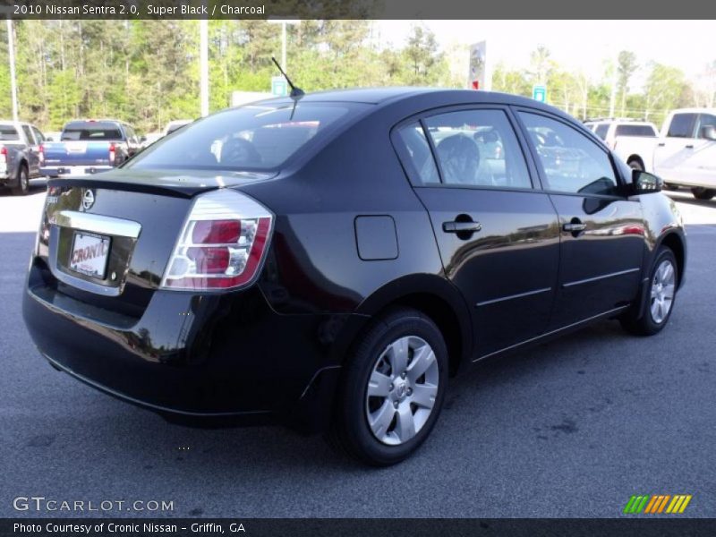Super Black / Charcoal 2010 Nissan Sentra 2.0