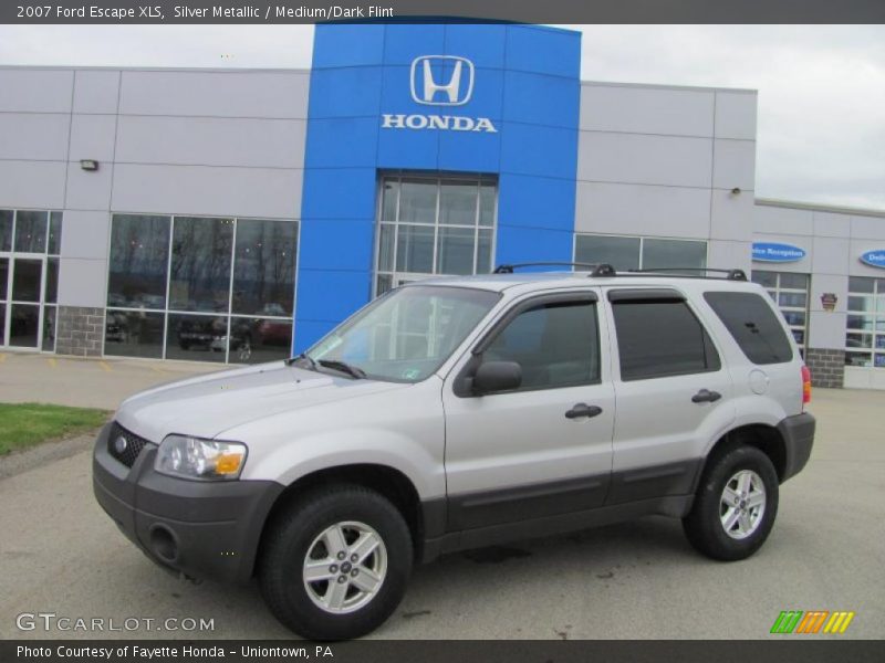 Silver Metallic / Medium/Dark Flint 2007 Ford Escape XLS