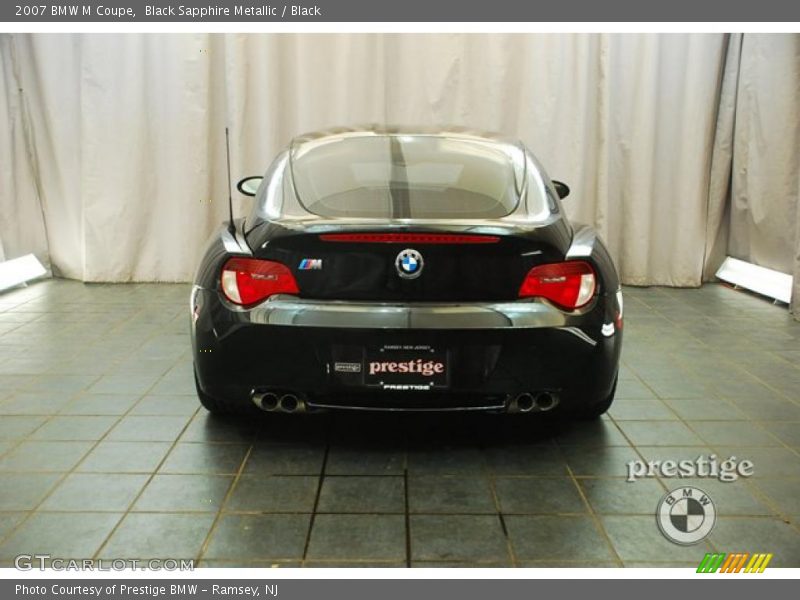 Black Sapphire Metallic / Black 2007 BMW M Coupe