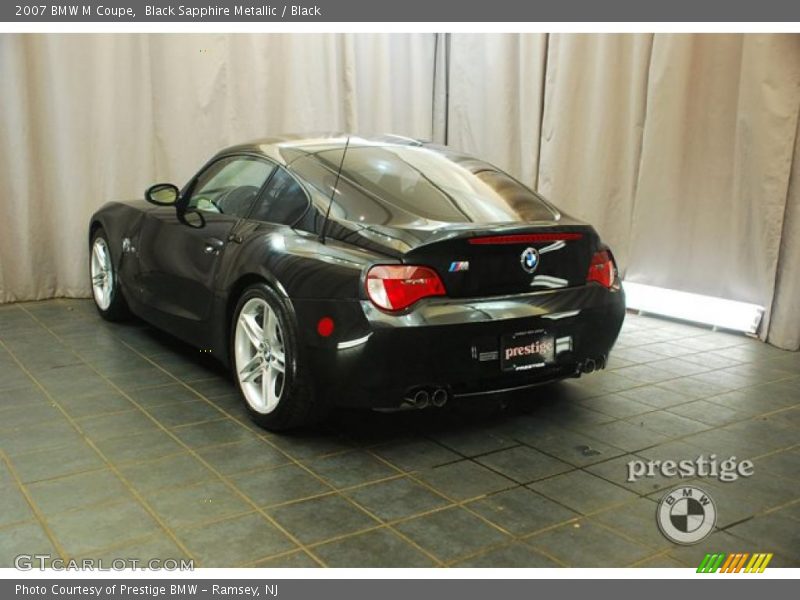 Black Sapphire Metallic / Black 2007 BMW M Coupe
