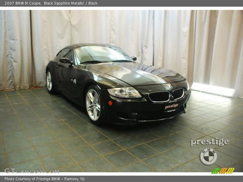 Black Sapphire Metallic / Black 2007 BMW M Coupe