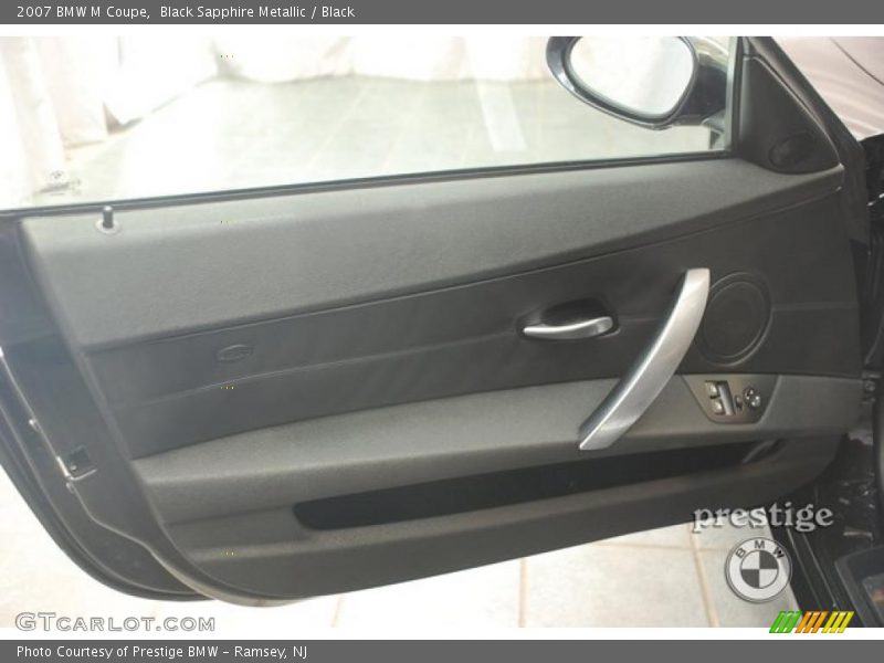 Black Sapphire Metallic / Black 2007 BMW M Coupe