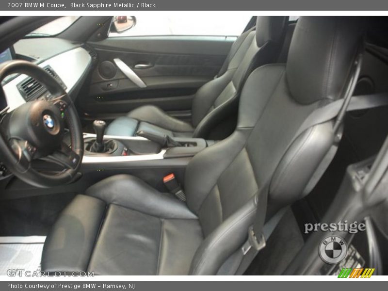 Black Sapphire Metallic / Black 2007 BMW M Coupe