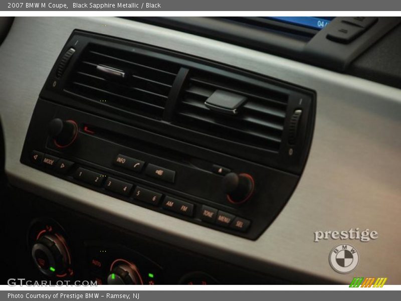 Black Sapphire Metallic / Black 2007 BMW M Coupe