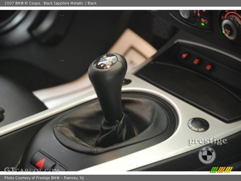 Black Sapphire Metallic / Black 2007 BMW M Coupe