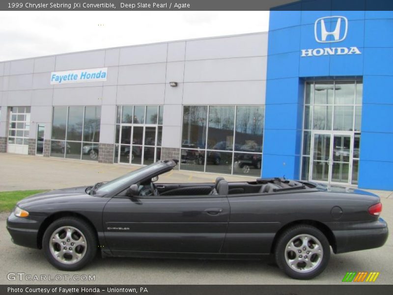 Deep Slate Pearl / Agate 1999 Chrysler Sebring JXi Convertible
