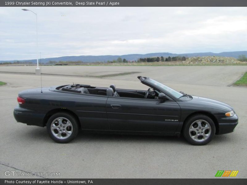 Deep Slate Pearl / Agate 1999 Chrysler Sebring JXi Convertible