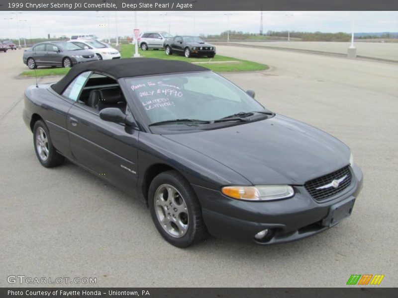 Deep Slate Pearl / Agate 1999 Chrysler Sebring JXi Convertible
