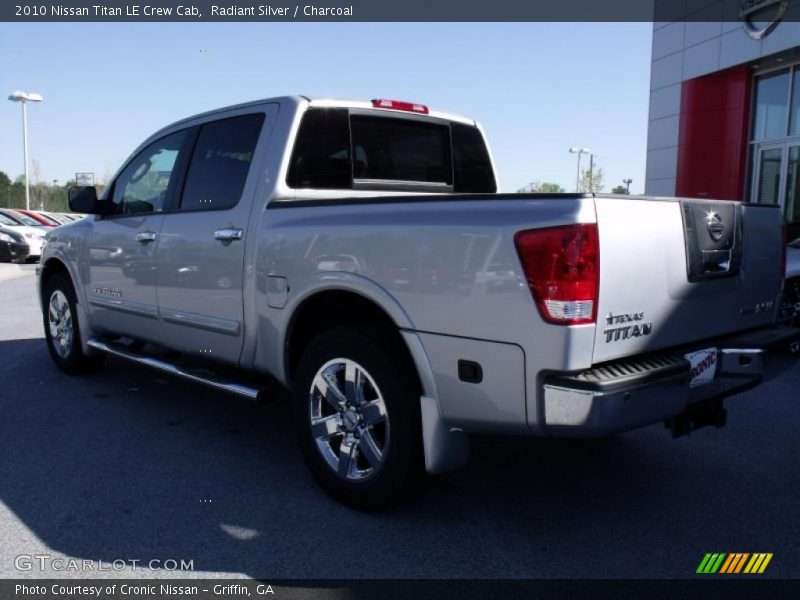 Radiant Silver / Charcoal 2010 Nissan Titan LE Crew Cab