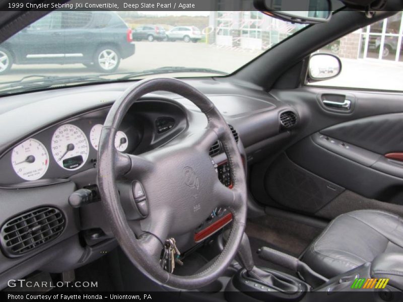 Deep Slate Pearl / Agate 1999 Chrysler Sebring JXi Convertible
