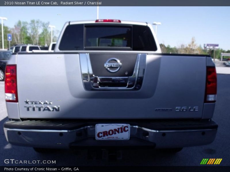 Radiant Silver / Charcoal 2010 Nissan Titan LE Crew Cab