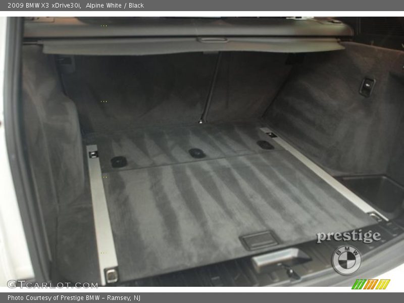 Alpine White / Black 2009 BMW X3 xDrive30i