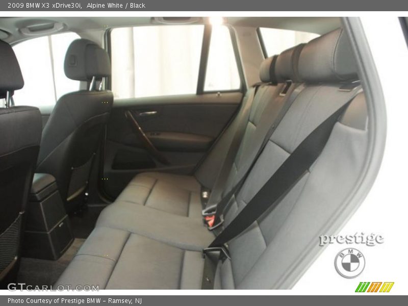 Alpine White / Black 2009 BMW X3 xDrive30i