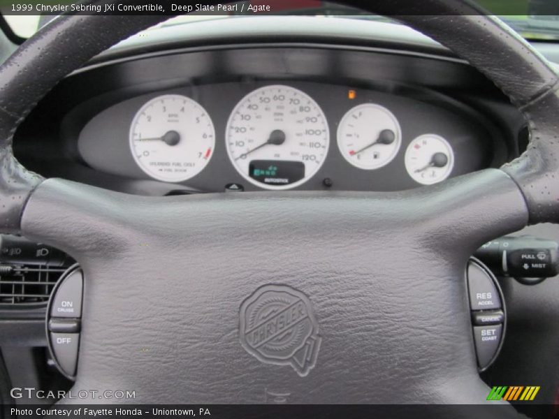 Deep Slate Pearl / Agate 1999 Chrysler Sebring JXi Convertible