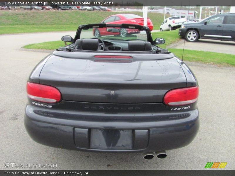 Deep Slate Pearl / Agate 1999 Chrysler Sebring JXi Convertible