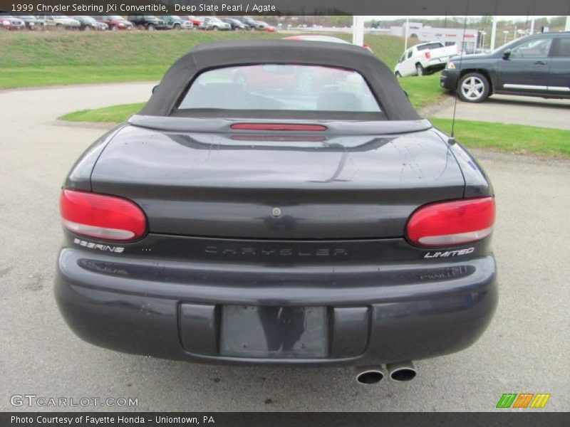 Deep Slate Pearl / Agate 1999 Chrysler Sebring JXi Convertible