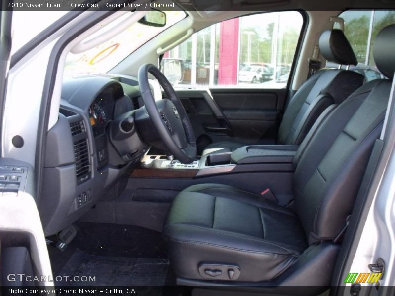 Radiant Silver / Charcoal 2010 Nissan Titan LE Crew Cab