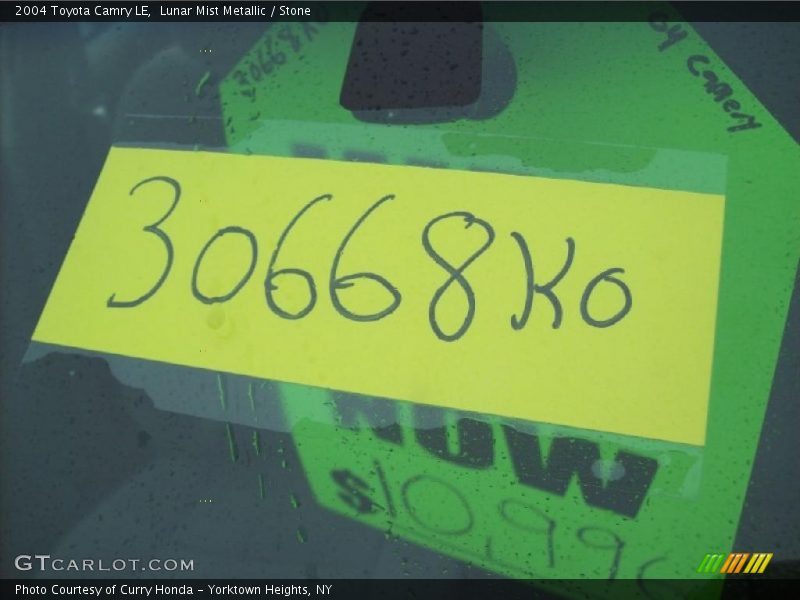 Lunar Mist Metallic / Stone 2004 Toyota Camry LE