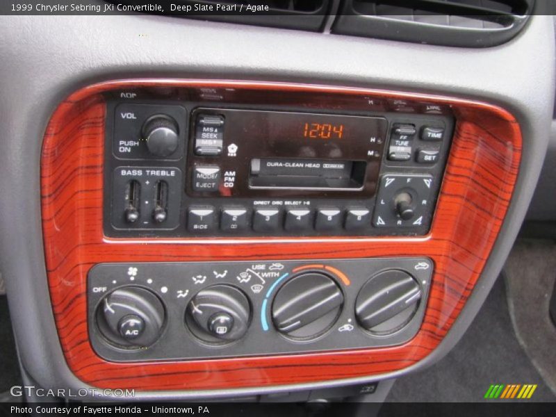 Deep Slate Pearl / Agate 1999 Chrysler Sebring JXi Convertible