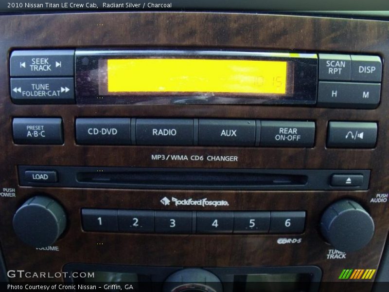 Radiant Silver / Charcoal 2010 Nissan Titan LE Crew Cab